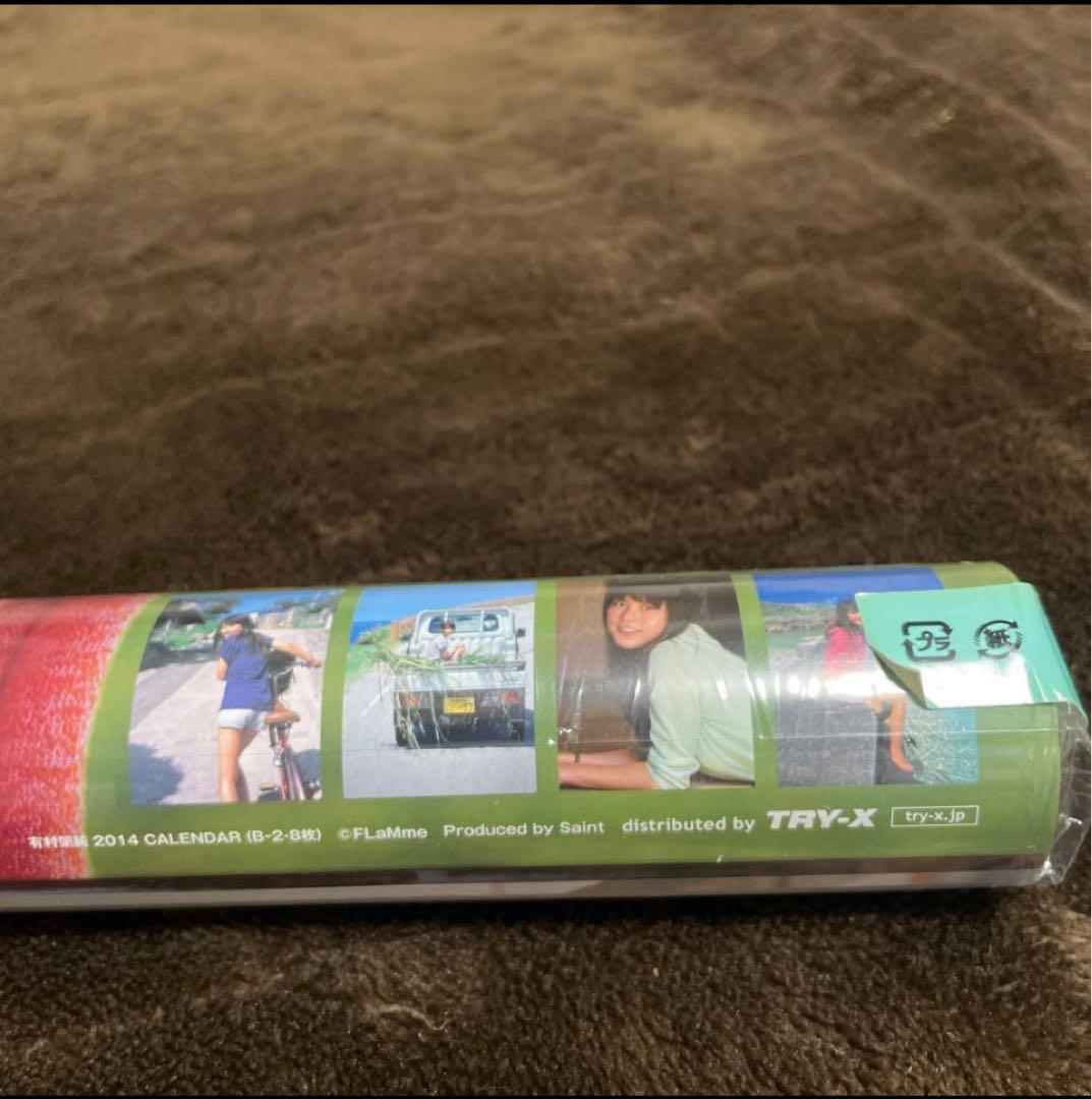新品未開封◆有村架純 2014 カレンダー◆特典生写真付き