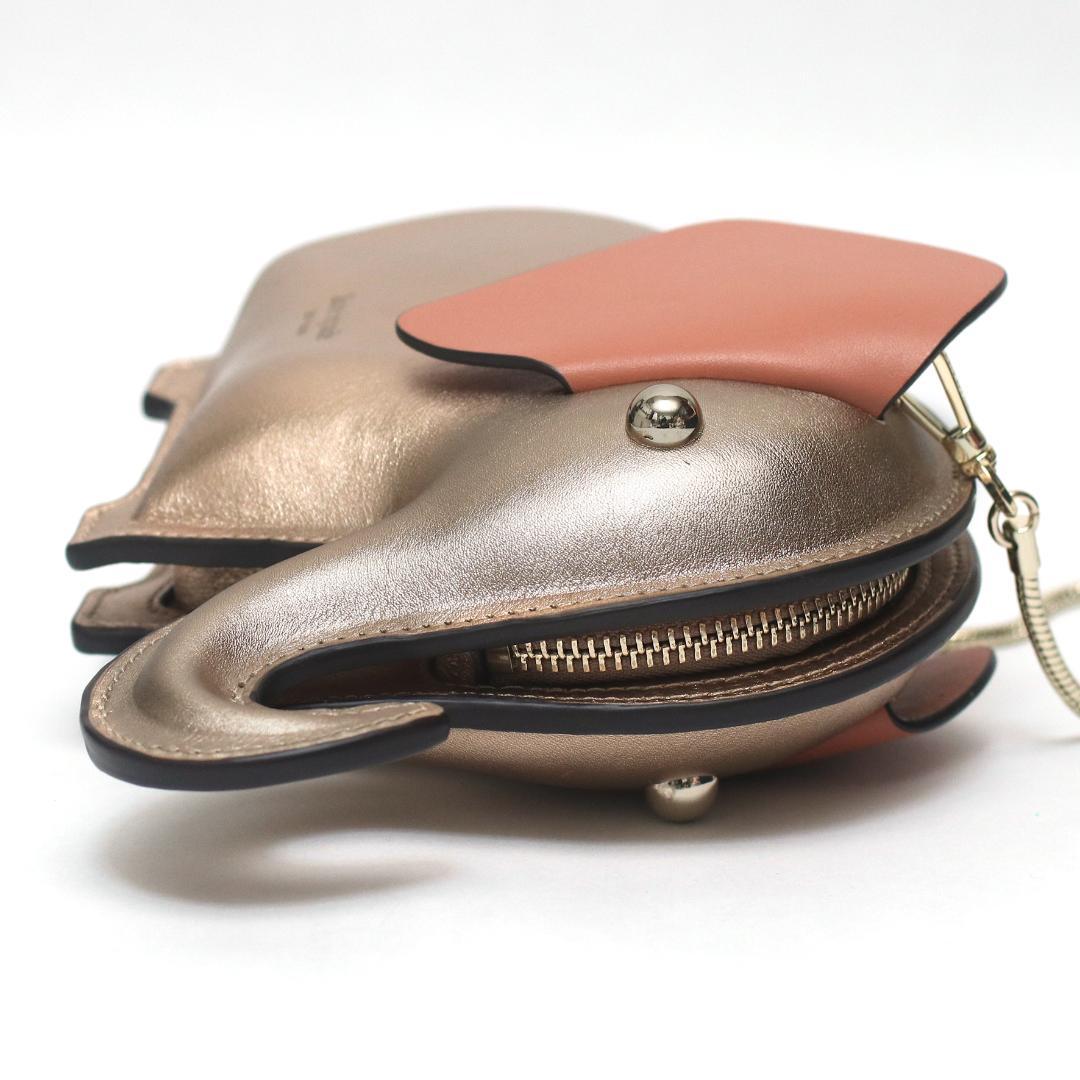 美品 ケイトスペードニューヨーク 象 エレファント ショルダーバッグ