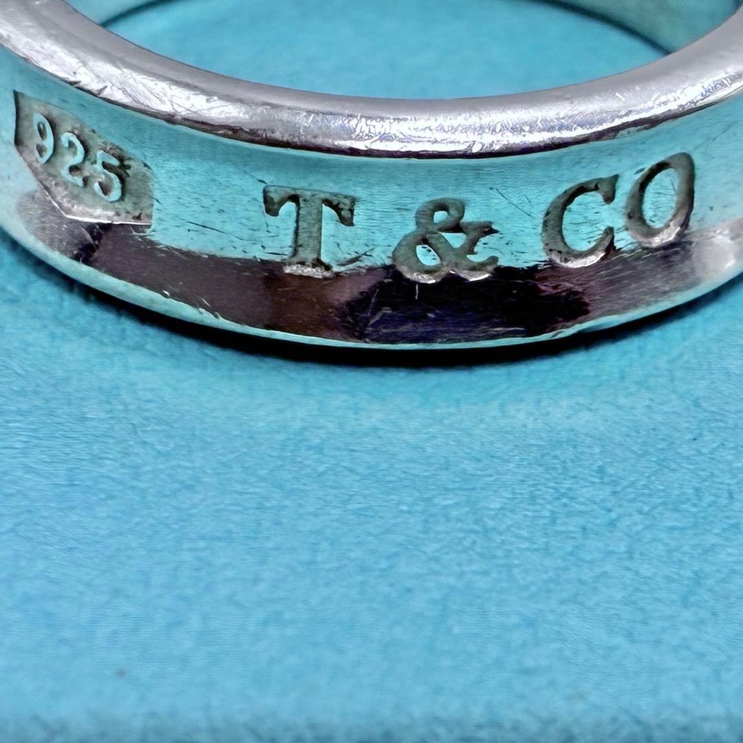 【希少サイズ】ティファニー 19.5号 ナローリング シルバー 大きめ 指輪