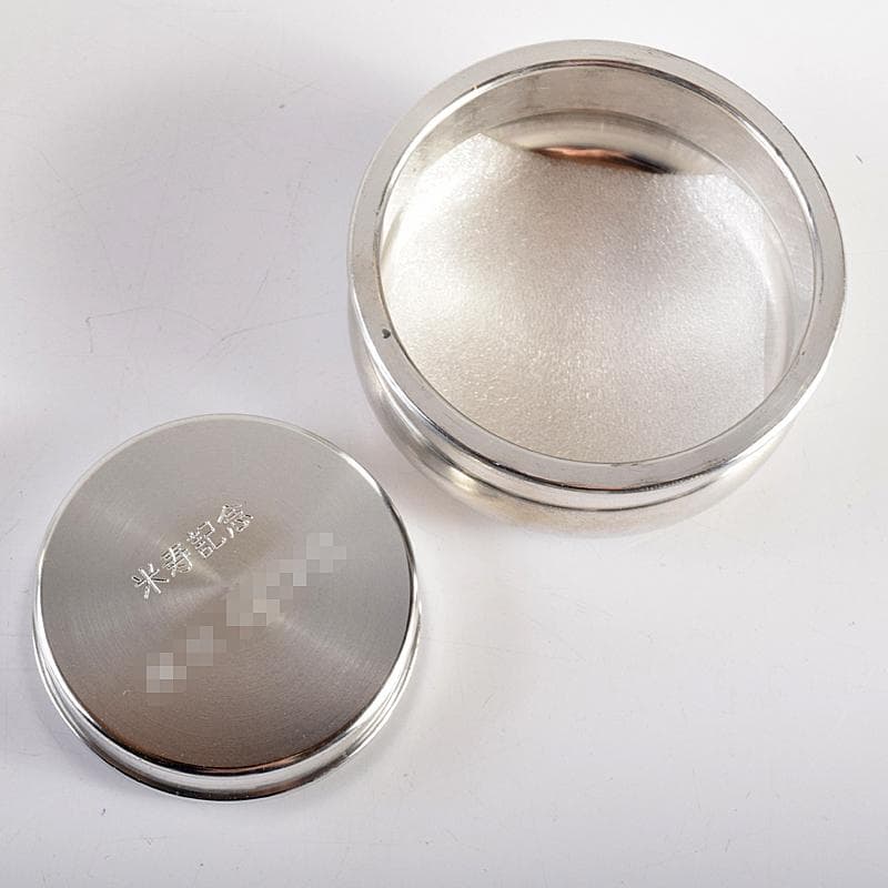 煎茶道具　浪華錫半造　上錫製　茶壷　茶心壷　約644ｇ　共箱　M　R8521