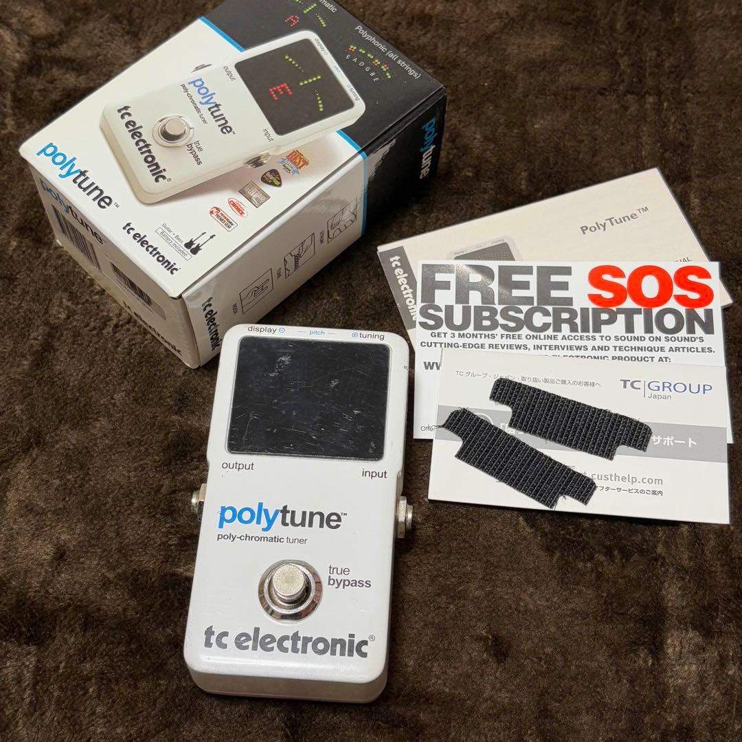 tc electronic polytune ギター ベース ポリチューン