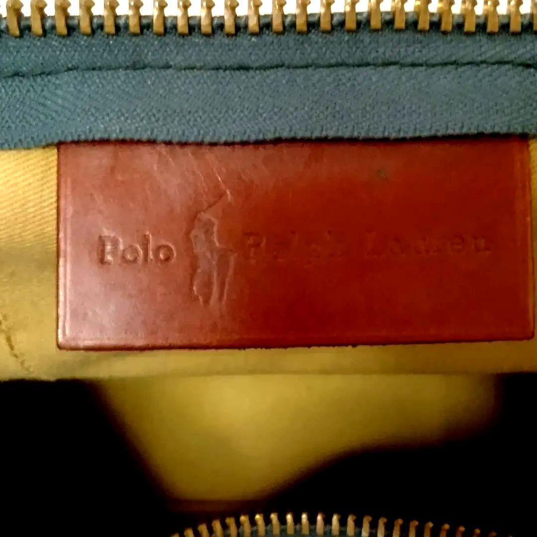 こ*う様 【ポロラルフローレン】ボストンバッグ グリーン・ネイビー チェック柄