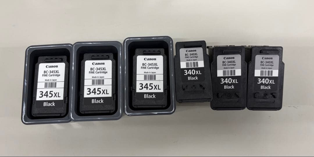 Canon HP インクカートリッジ 使用済み