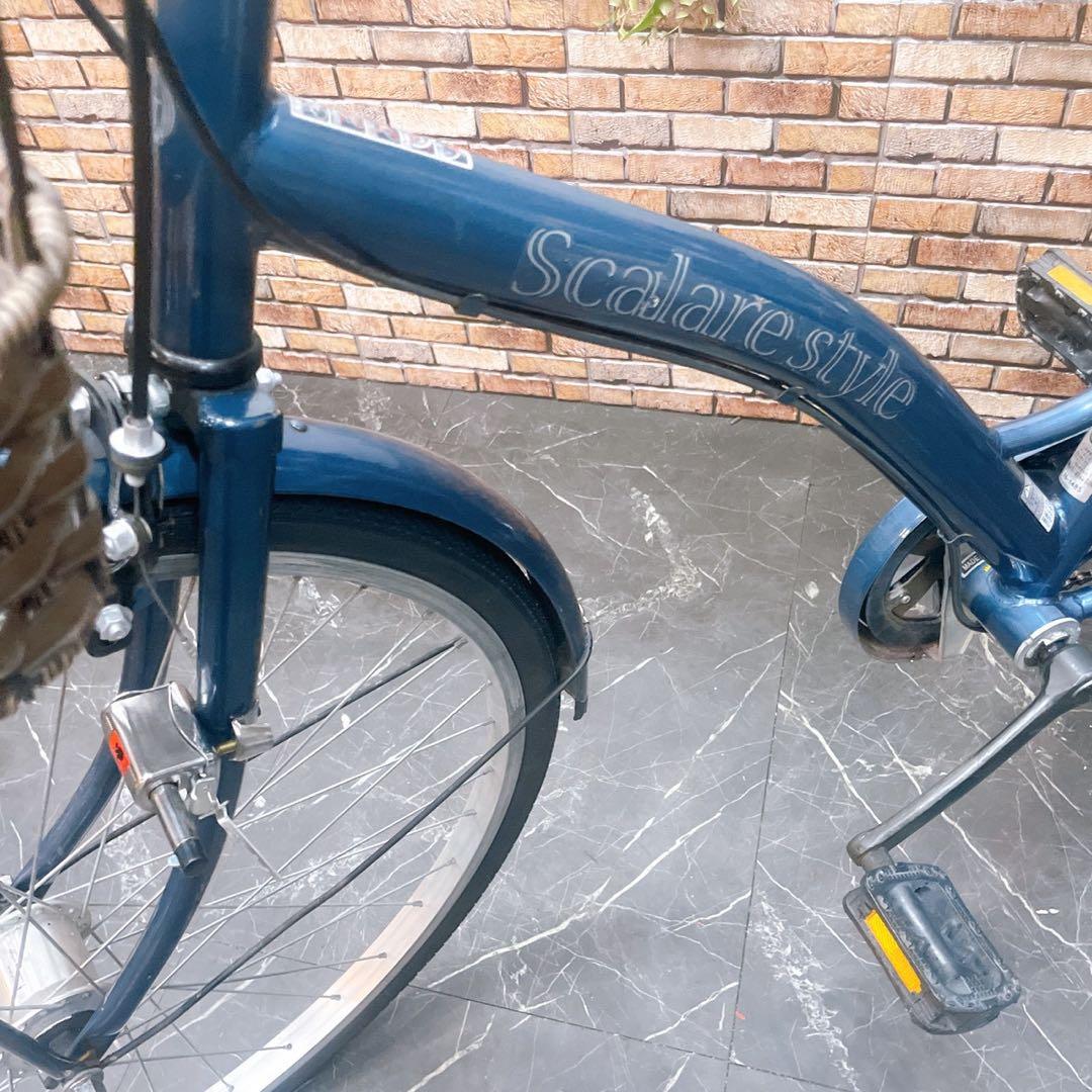 【17】一般車 ママチャリ Scalare Style ブルー 26インチ