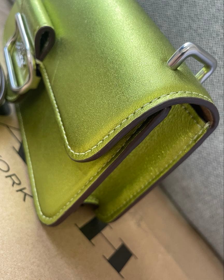 新品、未使用❤️COACH❤️コーチモーガン ショルダーバッグレザーライトグリー