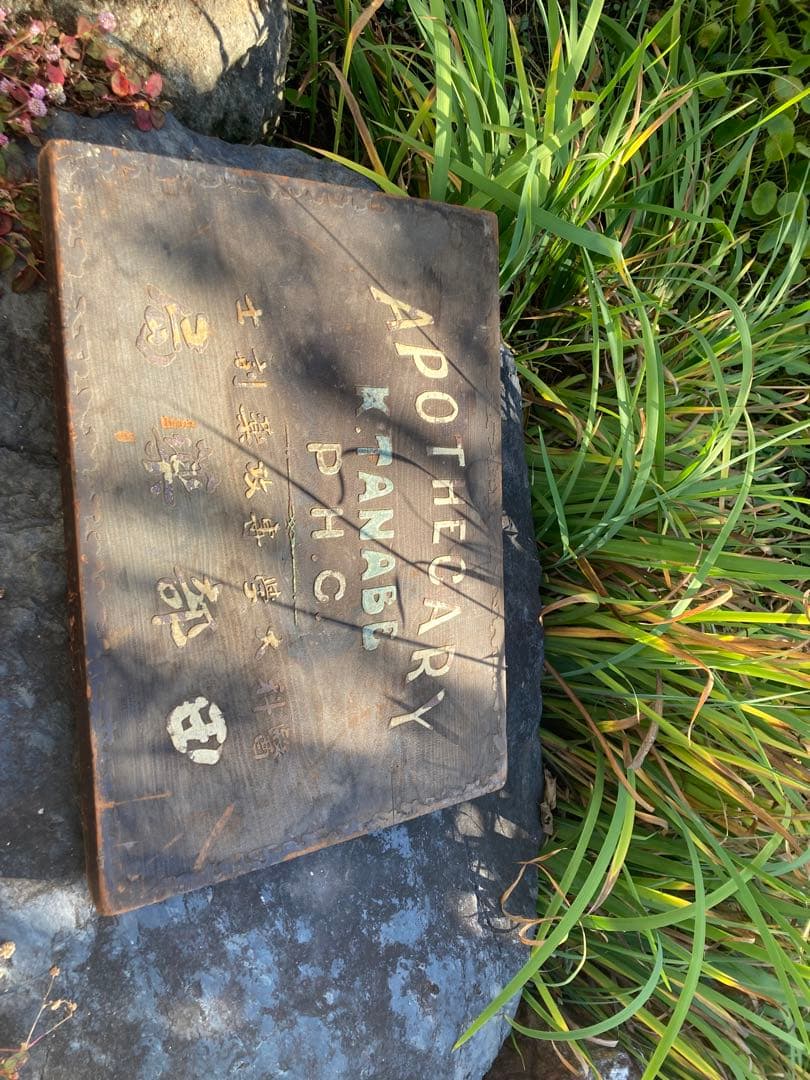 アンティーク看板 K. Tanabe 薬局