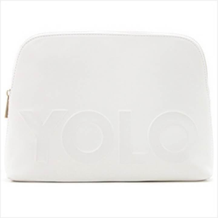 與真司郎 YOLO 直筆サイン入り クラッチバッグ