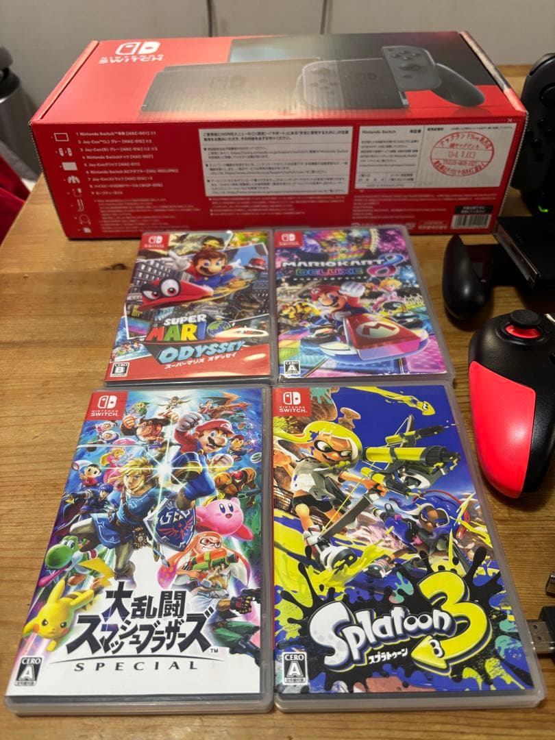Nintendo Switch + ゲームソフトセット コントローラーはおまけ