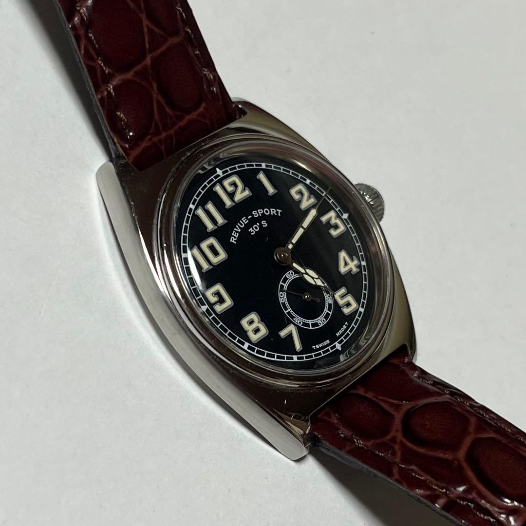 REVUE THOMMEN レビュートーメンレビュー　手巻き　スポーツ30‘S