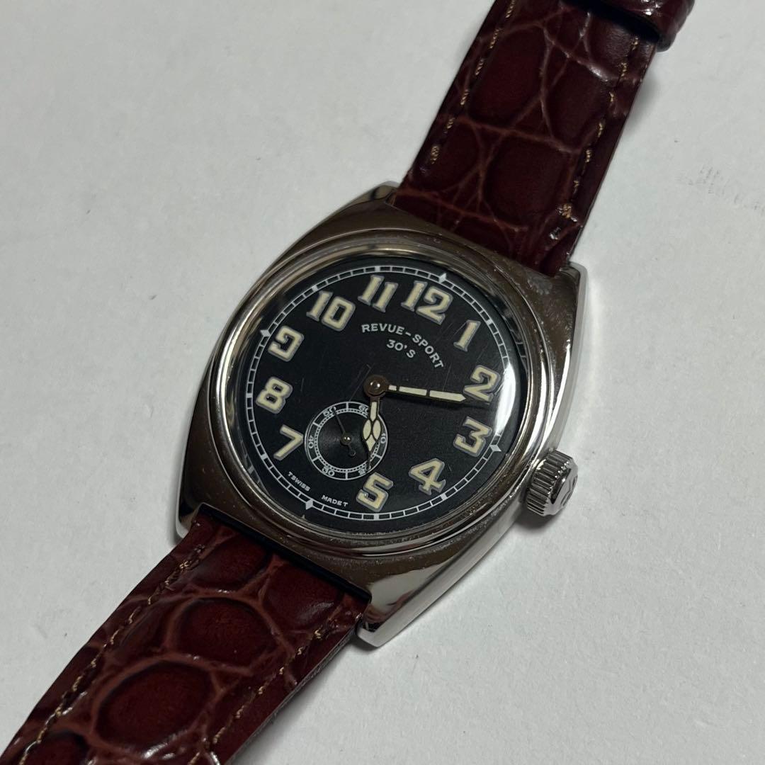 REVUE THOMMEN レビュートーメンレビュー　手巻き　スポーツ30‘S