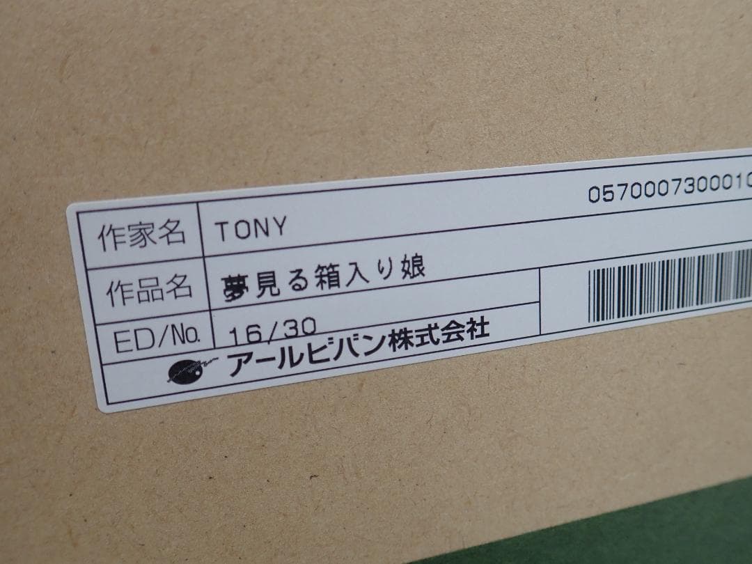 ⑯新品・保証書付 Tonyトニー「夢見る箱入り娘」ミクスドメディア アールビバン