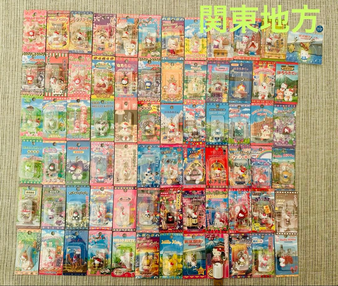 ご当地キティ ファスナーマスコット　281個まとめ売り
