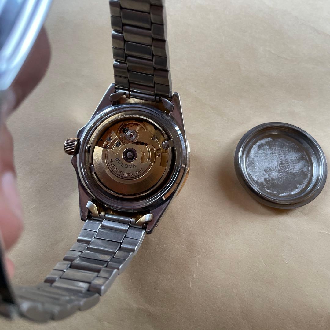 キ*ス様 中古メンズ ブローバ BULOVA ブランド 自動巻き腕時計
