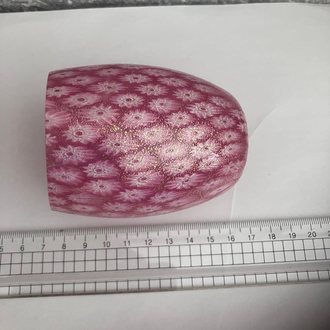 ベネチアンガラス　murano ムラーノ　ミルフィオリ　プレート　グラス