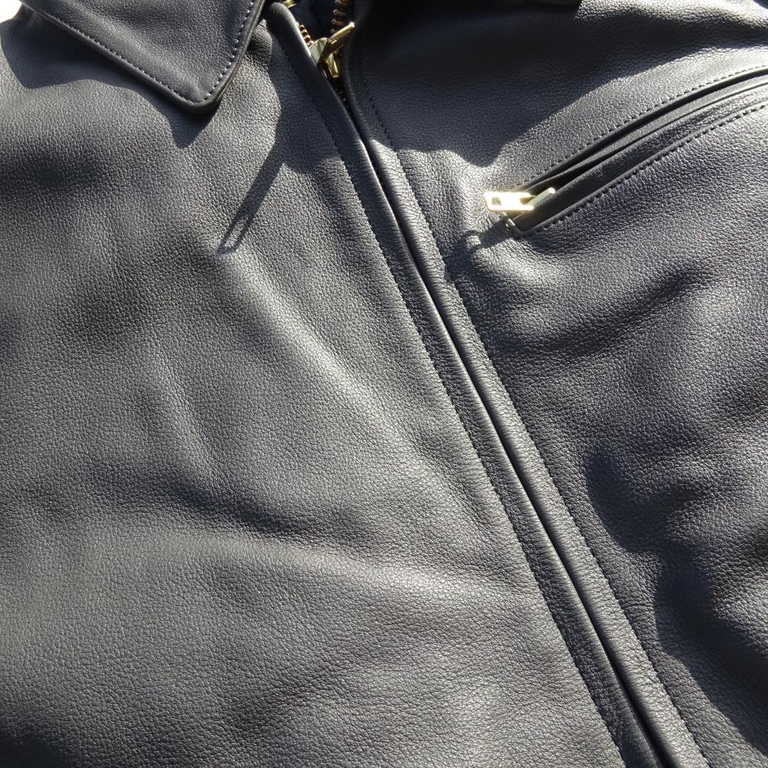 超美品モーガン メンフィスベルライダース 革ジャン本革レザー 灰42 中田商店