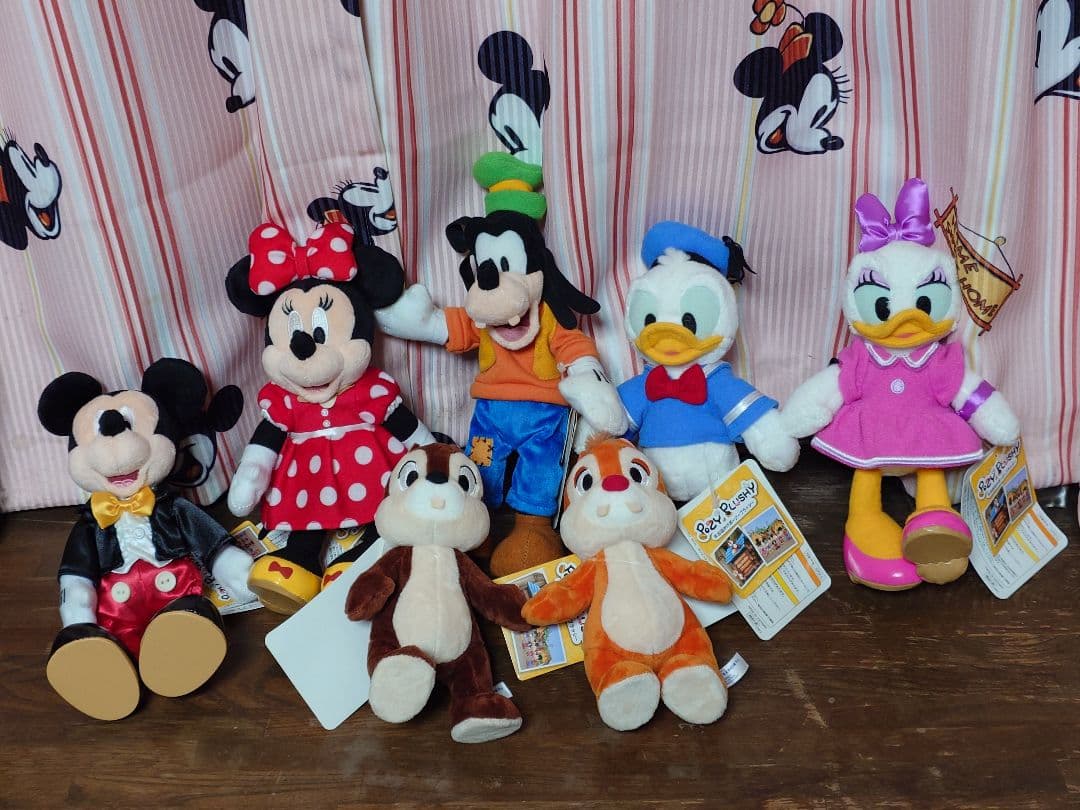 東京ディズニーリゾート　ポージープラッシー　7体セット　未使用タグ付き