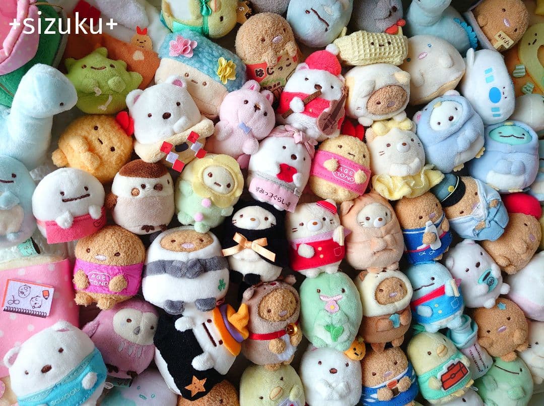 【豪華132点】すみっコぐらし ハウス 家具 てのりぬいぐるみ 色々 まとめ売り