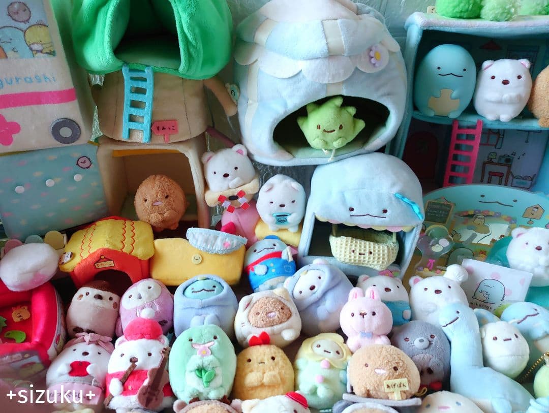 【豪華132点】すみっコぐらし ハウス 家具 てのりぬいぐるみ 色々 まとめ売り