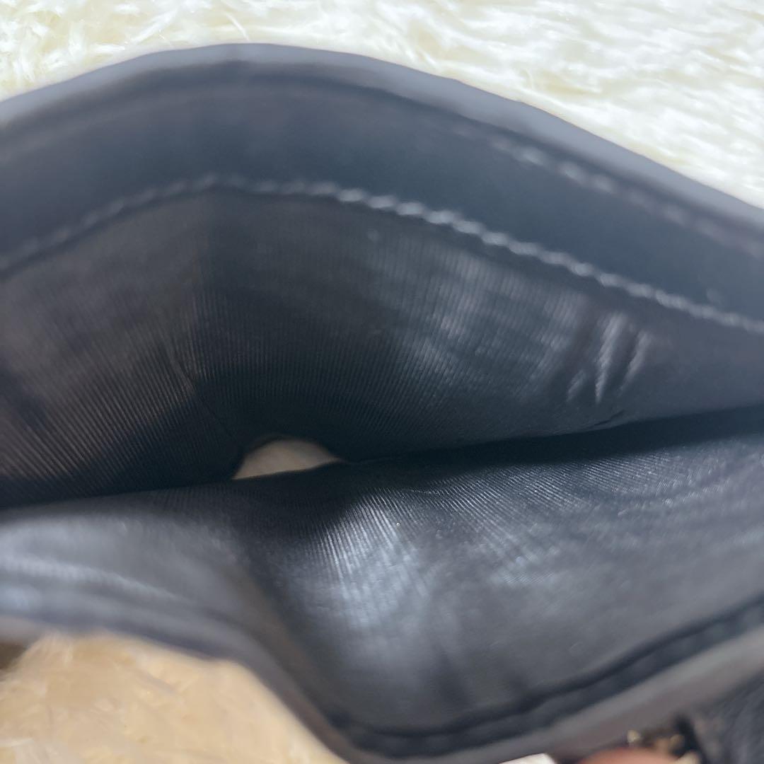 美品✨GUCCI GGマトラッセカードケースウォレット ブラック 二つ折り財布