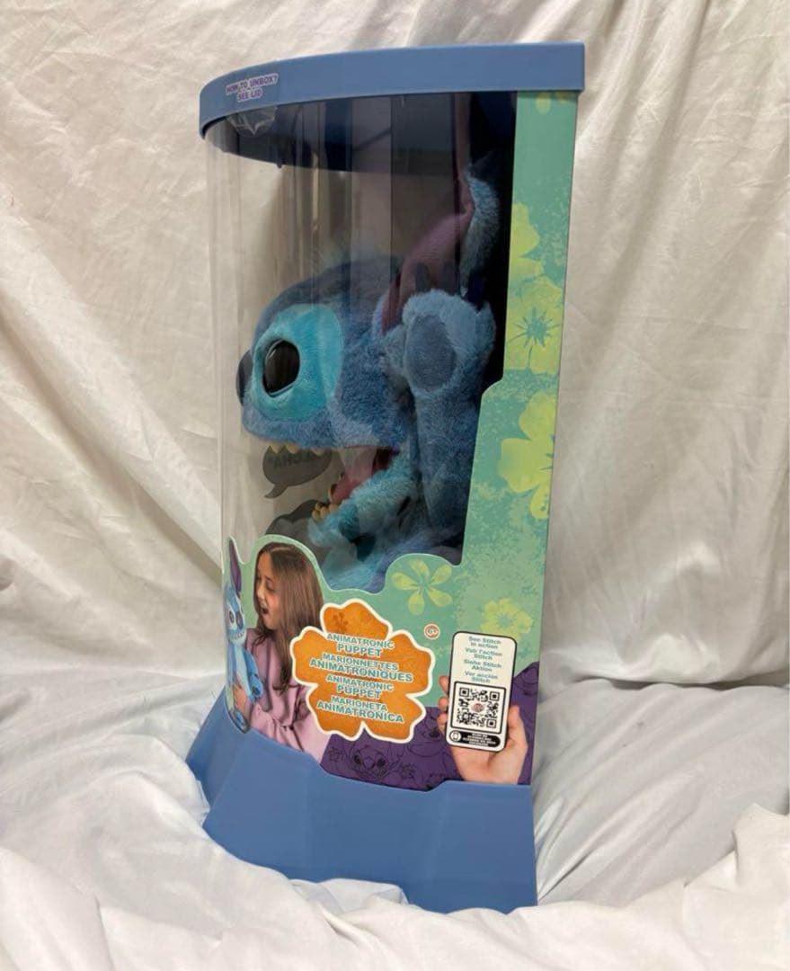 日本未発売　リアルFX　ディズニー　スティッチ　パペット　ぬいぐるみ