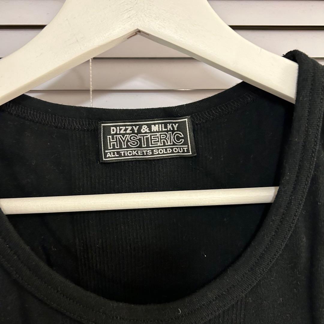 HYSTERIC GLAMOUR ヒステリックグラマーブラックタンクトップ