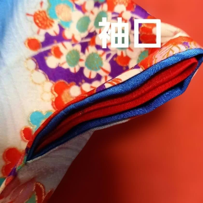 市松人形　ドール　12号　着物　帯　帯締め帯揚げ　正絹　晴れ着