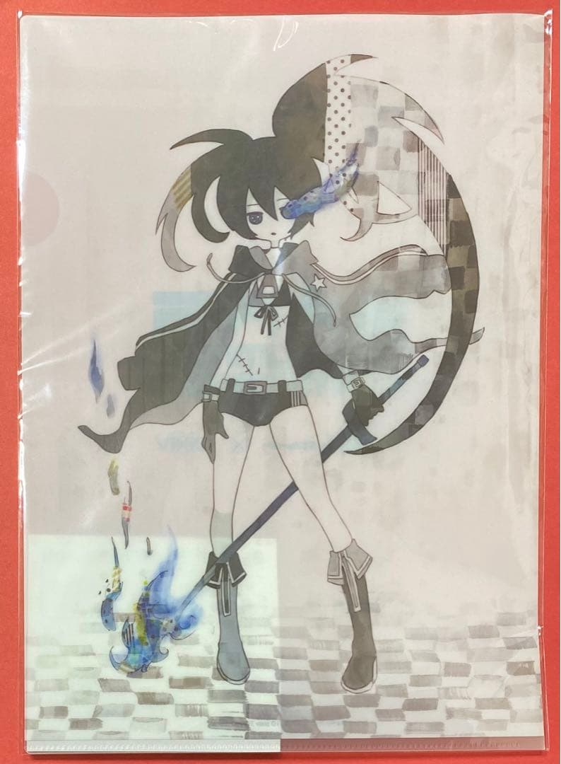 【新品】ブラック★ロックシューター Ｔシャツ(XL)　クリアファイルセット