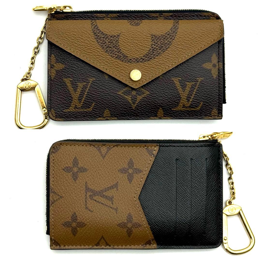 【新品近い】ルイヴィトン モノグラム リバース ポルトカルト ヴェルソ