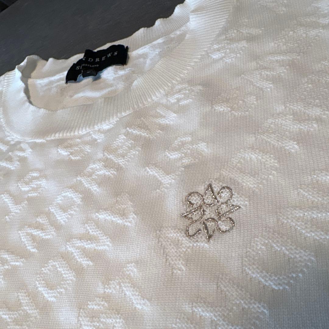 セントアンドリュース　白ニット春秋用　美品‼️