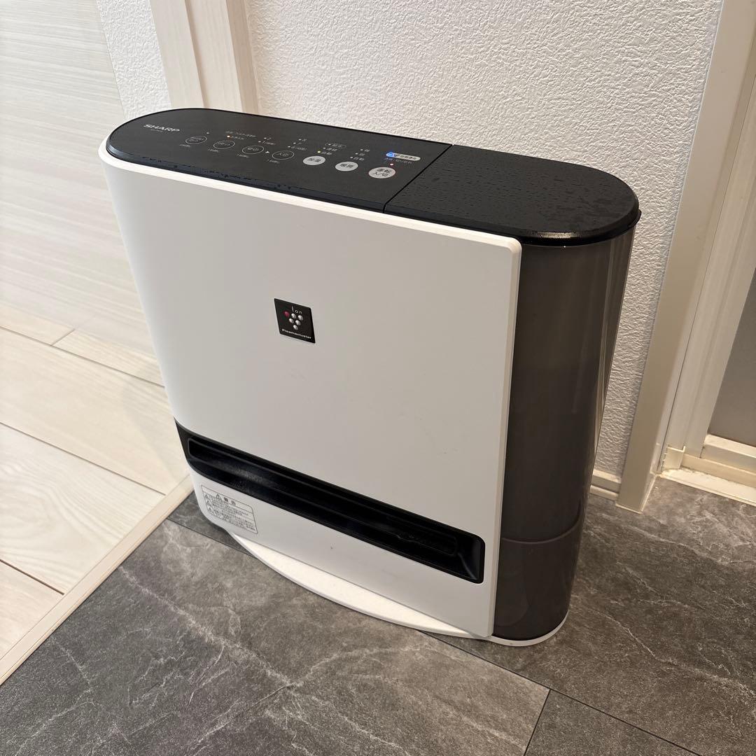 シャープ 加湿 セラミックファンヒーター ホワイト HX-PK12-W