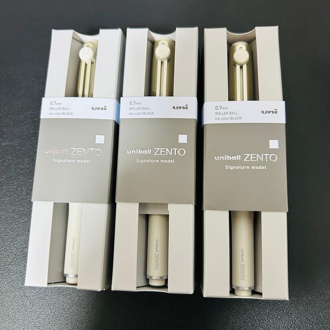 【未使用】ユニ ゼント シグニチャーモデル 3本セット｜シャンパンゴールド