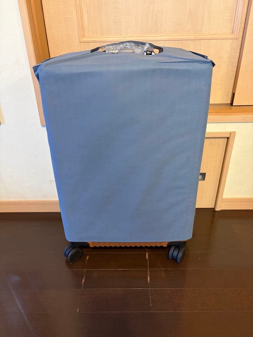 【新品未使用】C.jutro スーツケース フレームタイプ Mサイズ キャメル色