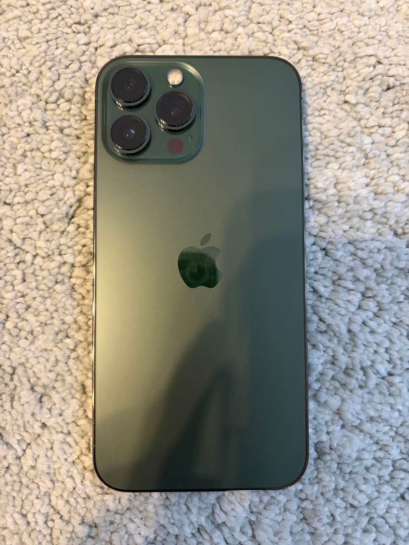 【美品】Apple iPhone 13promax 1TB アルパイングリーン