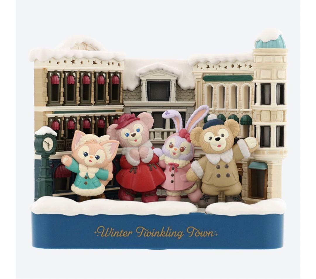 ダッフィーフレンズ　フィギュア　ウィンター　クリスマスライト2022