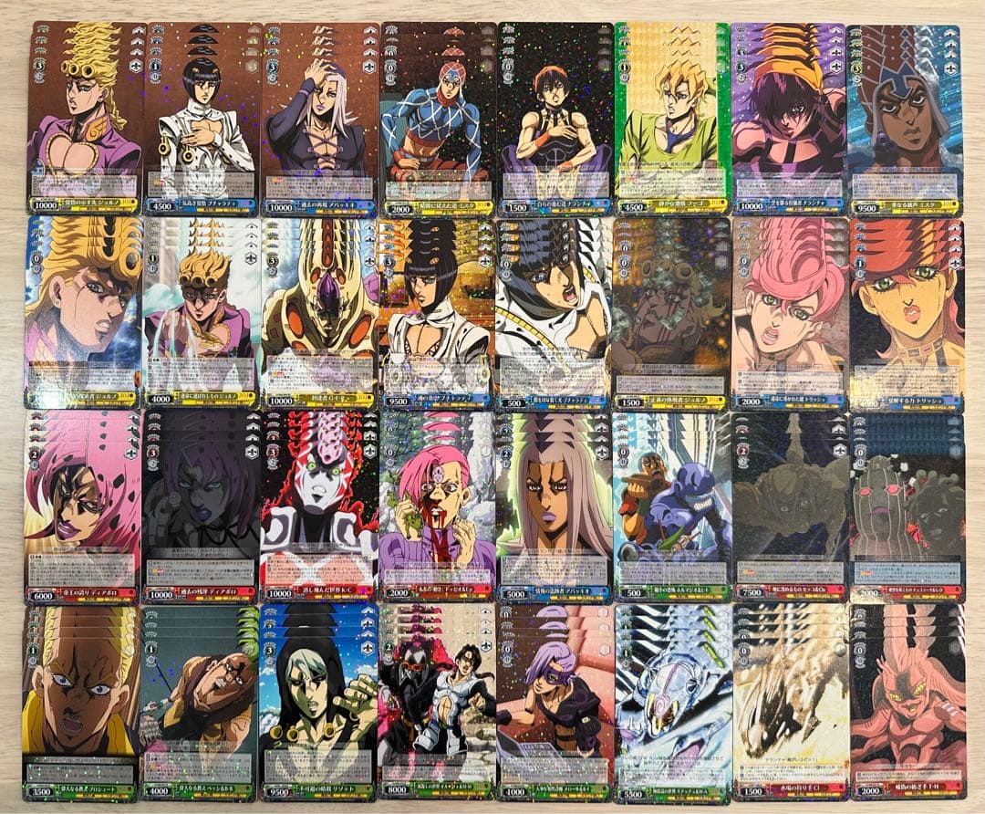 ★在庫ラスト★ジョジョの奇妙な冒険 5部 黄金の風 レア4コンセット（全種）