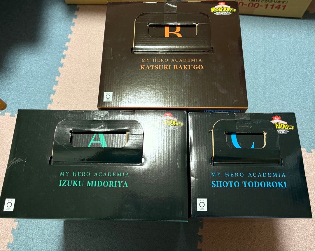 一番くじ 僕のヒーローアカデミア 連なる星霜　A賞、B賞、C賞フィギュアセット