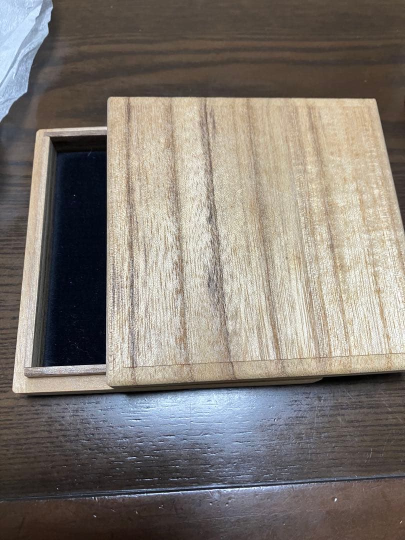 純銀 宗照作 木製ボックス付き