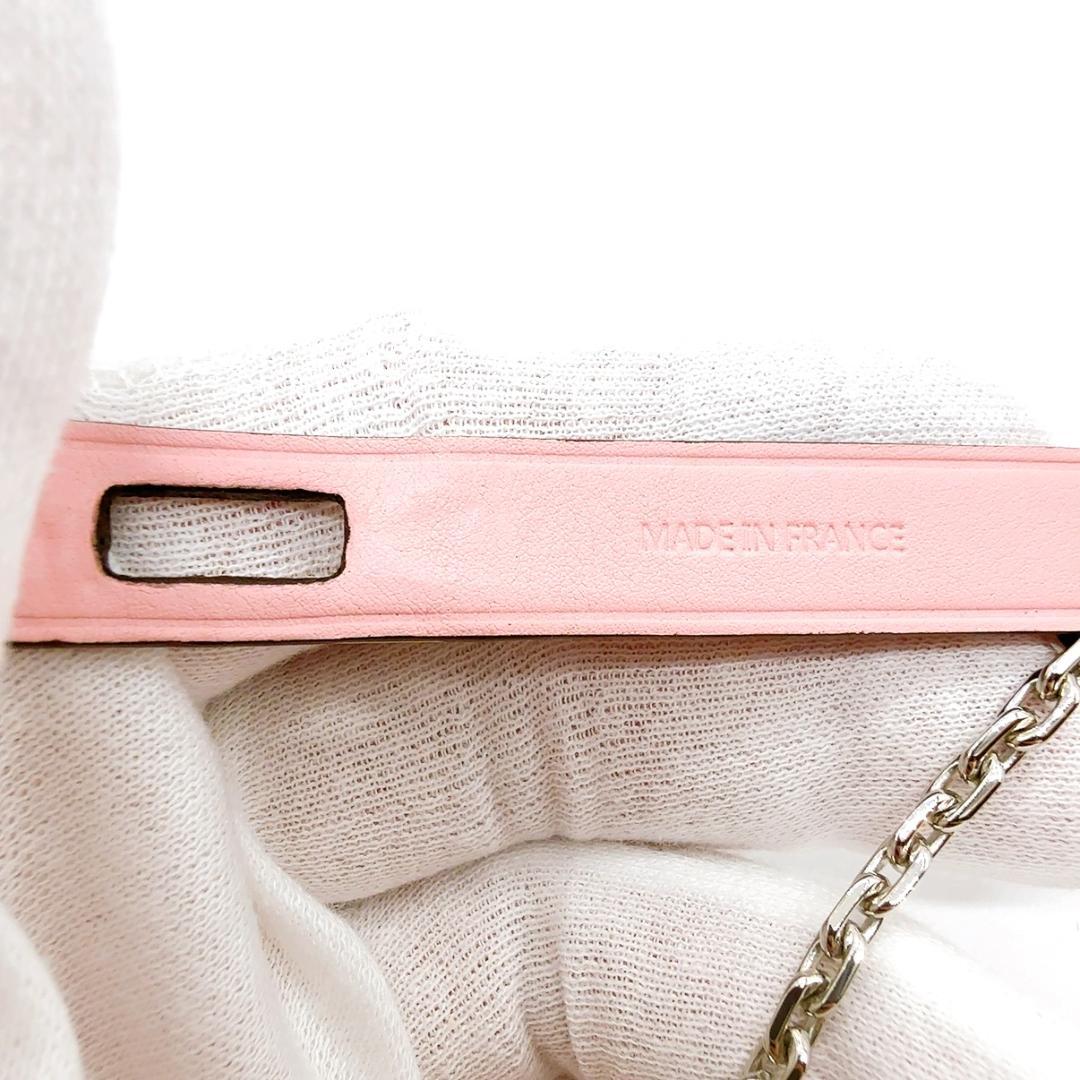 ◇エルメス◇レザー/ケリー/グローブホルダー/ピンク/シルバー金具