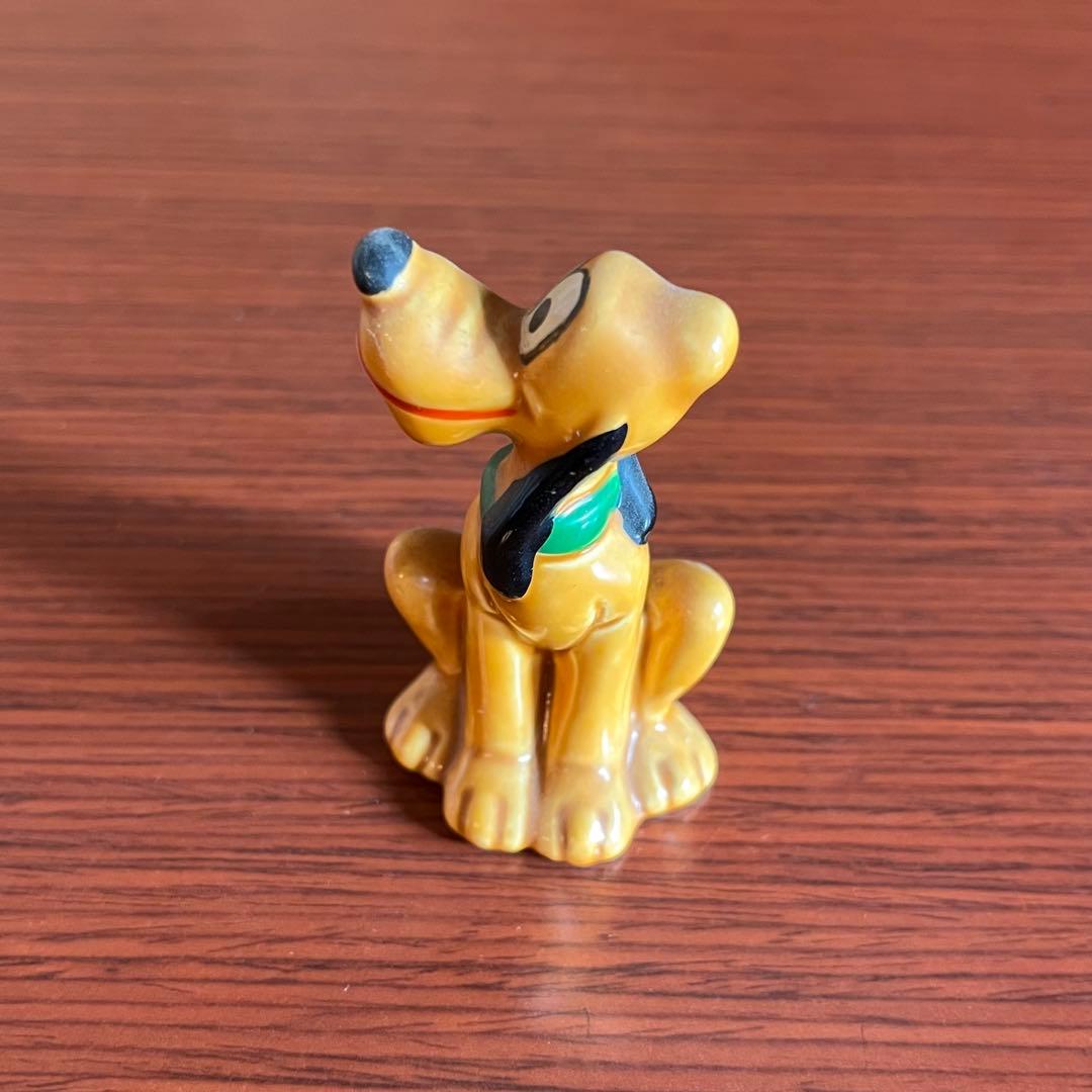 ヴィンテージ ディズニー プルート 陶器 置物 東京ディズニーランド 日本製