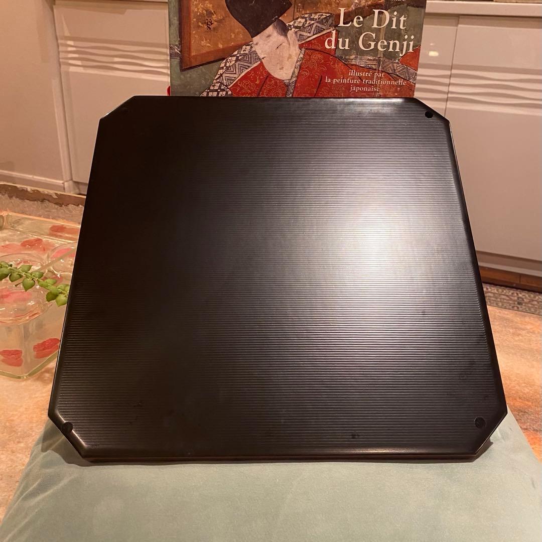 【未新品・未使用】越前屋 越前塗 漆 ひょうたん柄赤 盆 膳