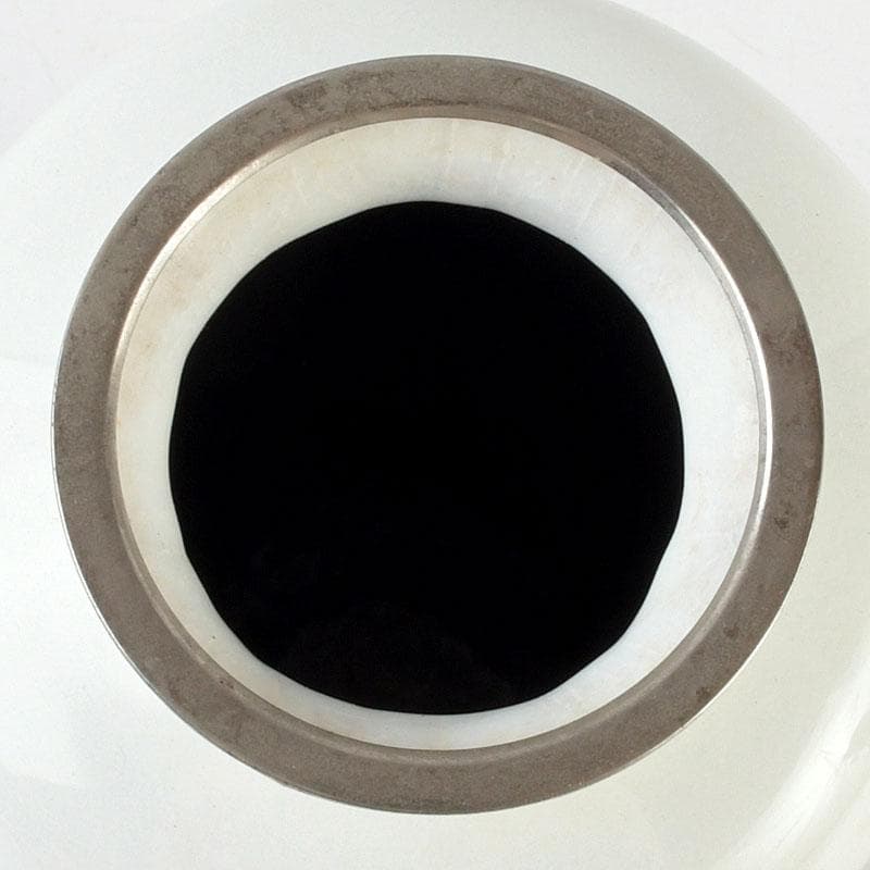 七宝焼　白地竹文　花瓶　時代箱　V　9506