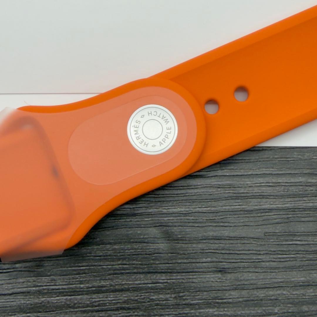 2929 未使用　Apple Watch エルメス　オレンジラバーバンド