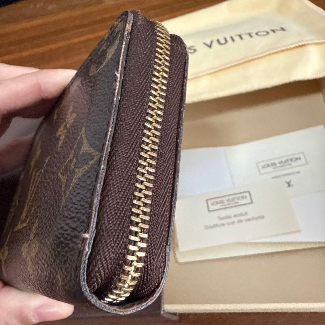 【超美品】ルイヴィトン モノグラム ジッピーパース M60067