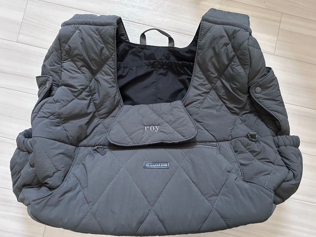 moncheri モンシェリ　キルティングメッシュ付きフロントリュック　M