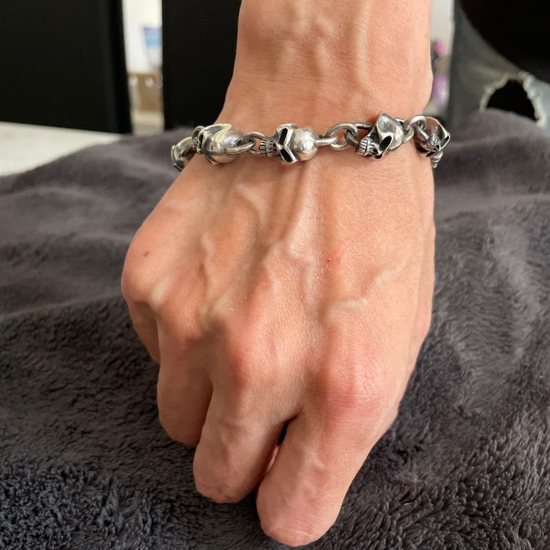 最終値下げ♥スカル・ブレスレット・シルバー925・950♥