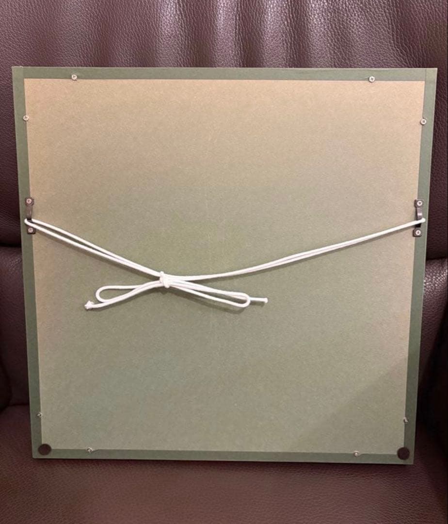 おさかなさん　エルメススカーフ額装