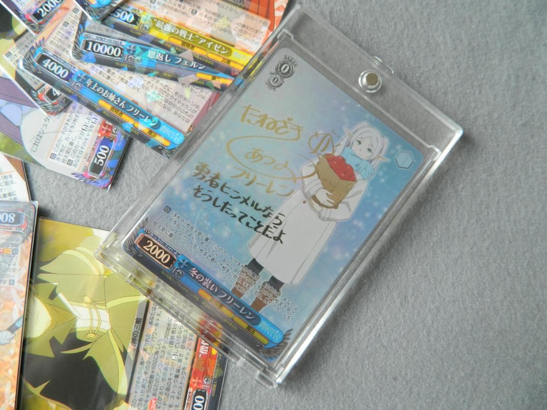 ヴァイスシュバルツ　SP 冬の装い フリーレン サイン入りカードセット