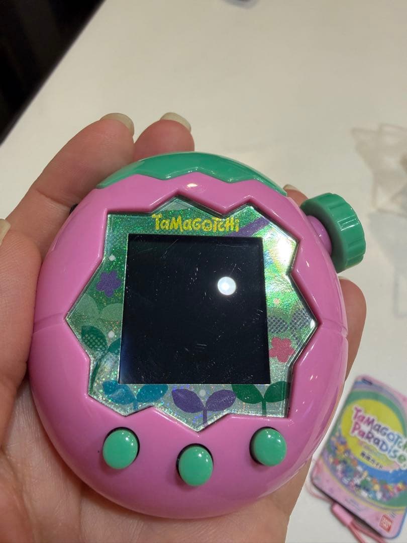 ストラップ付き　たまごっちパラダイス　ピンクランド