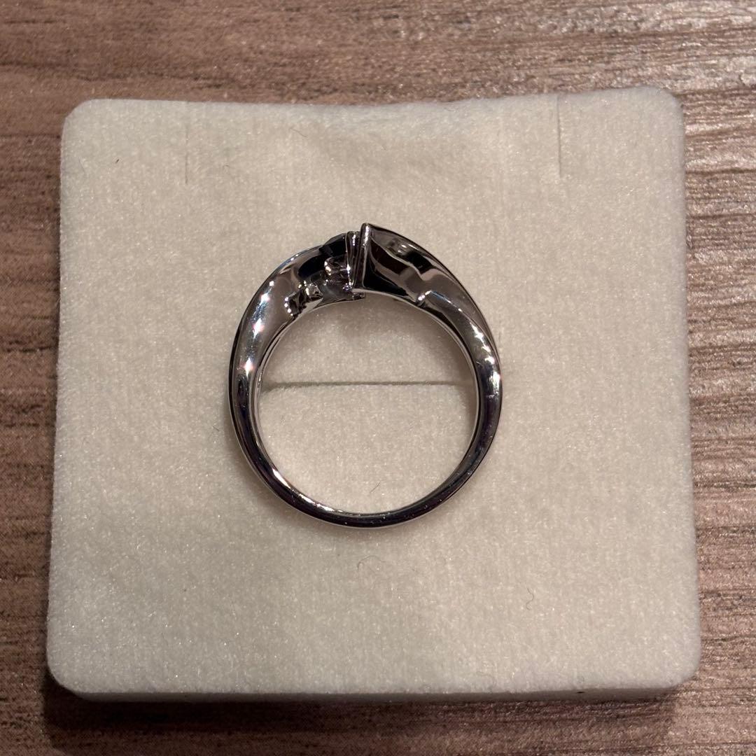 ヴァイオレットサファイア リング pt950