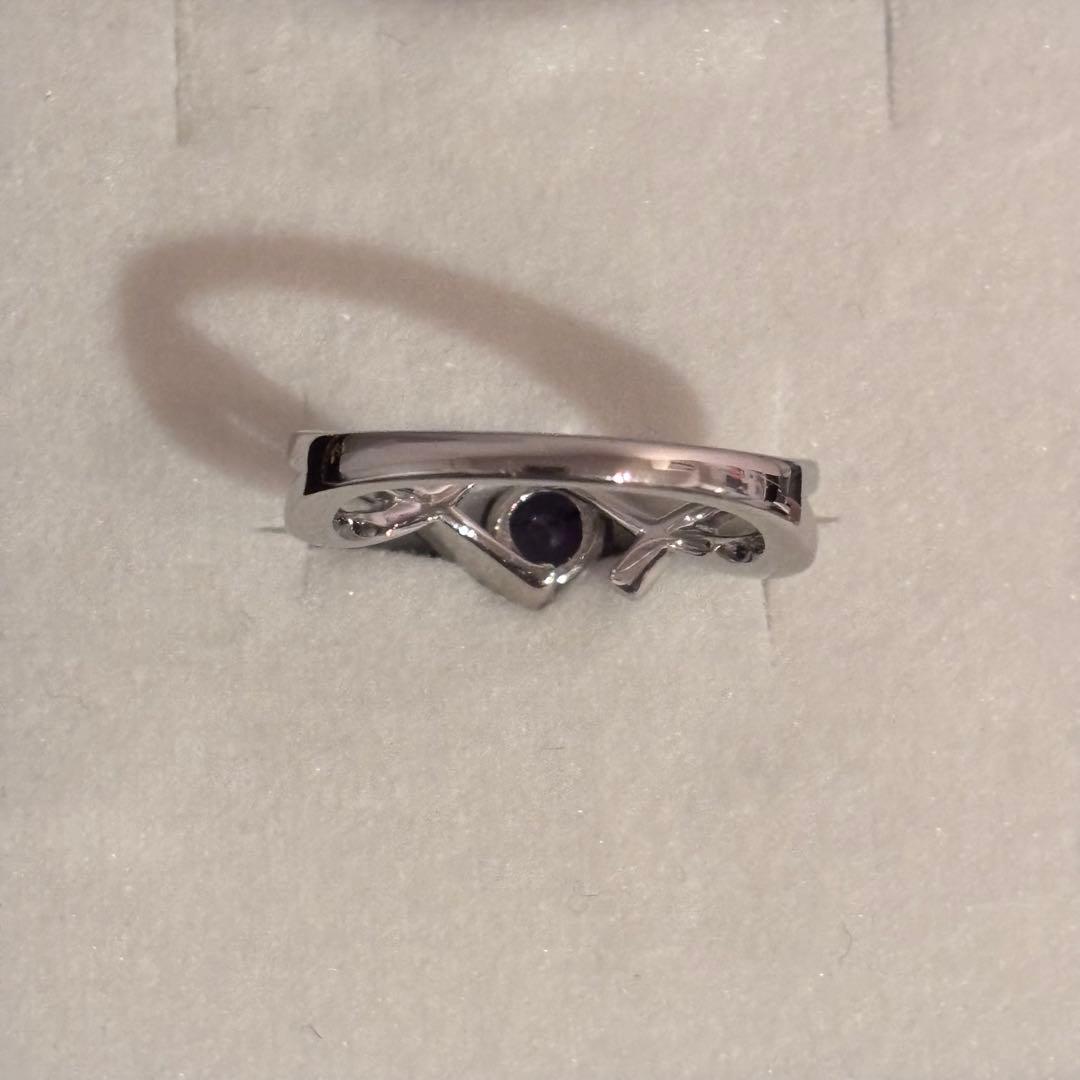 ヴァイオレットサファイア リング pt950